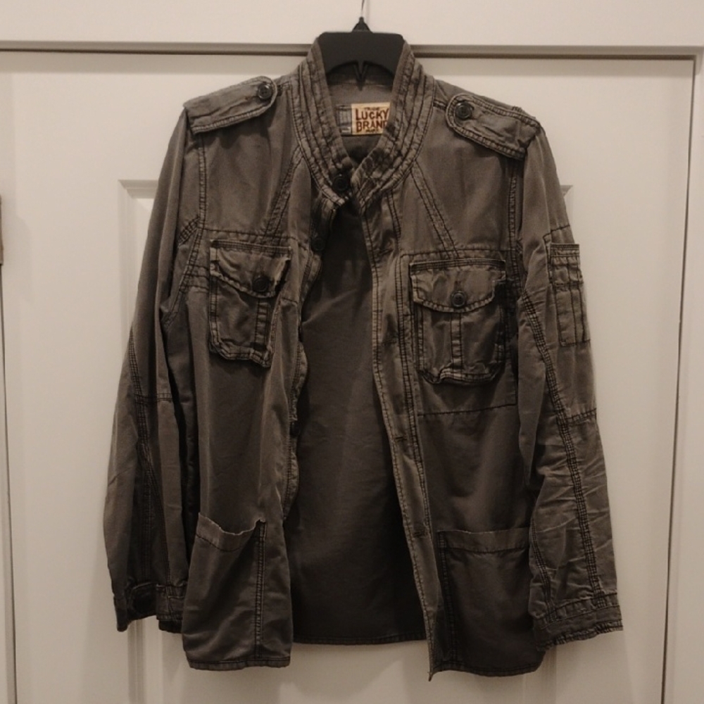 Lucky Brand Men's Army Green Jacket